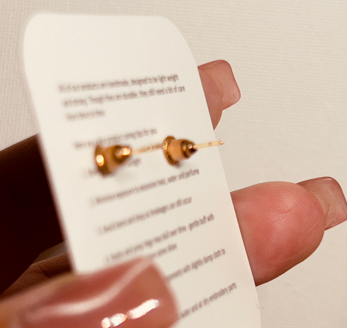 048 - Resin flower earrings