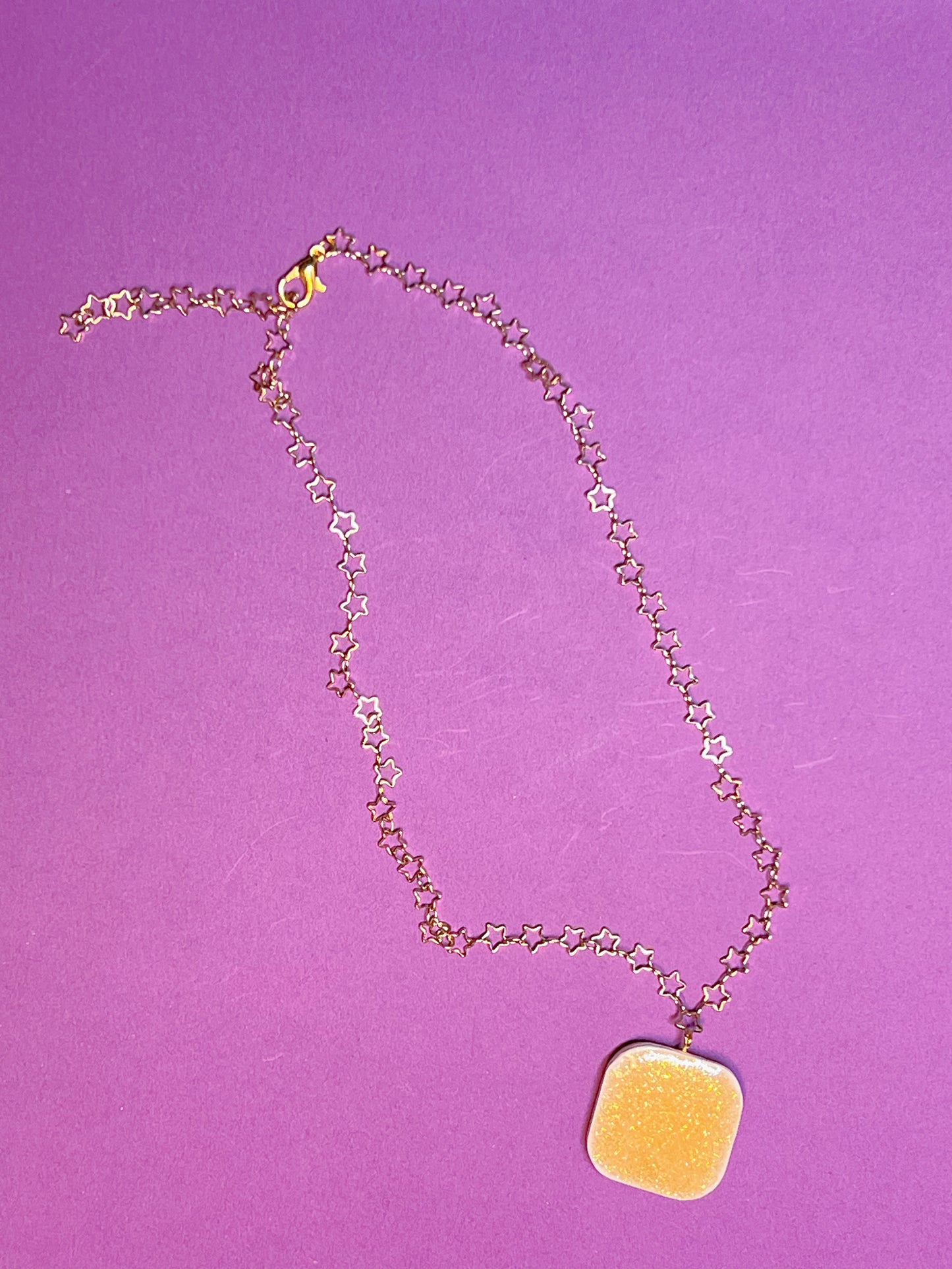 081 - Gingerbread biscuit necklace