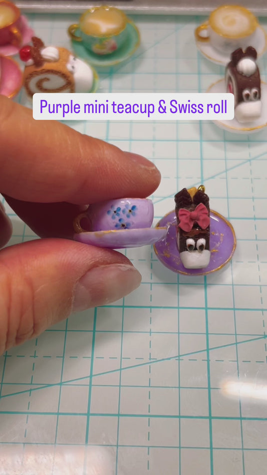 097 - Mini Teacup & Horse Swiss Roll